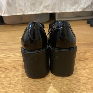 Franco Sarto Heeled Black Loafers